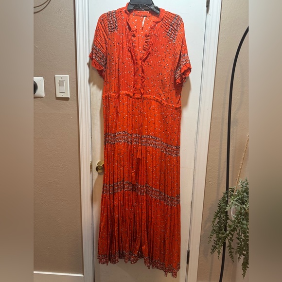 Preowned Free People Rare Feelings Maxi Dress Size XL - Picture 2 of 16